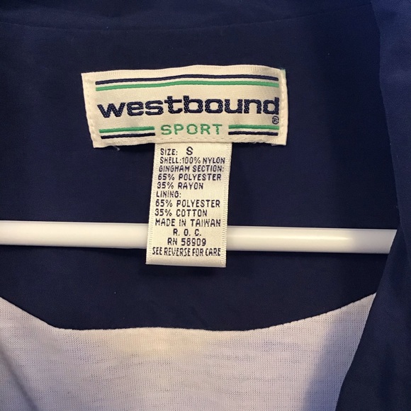 🧥 Westbound Sport Retro Jacket Ladies Size S - Picture 6 of 7